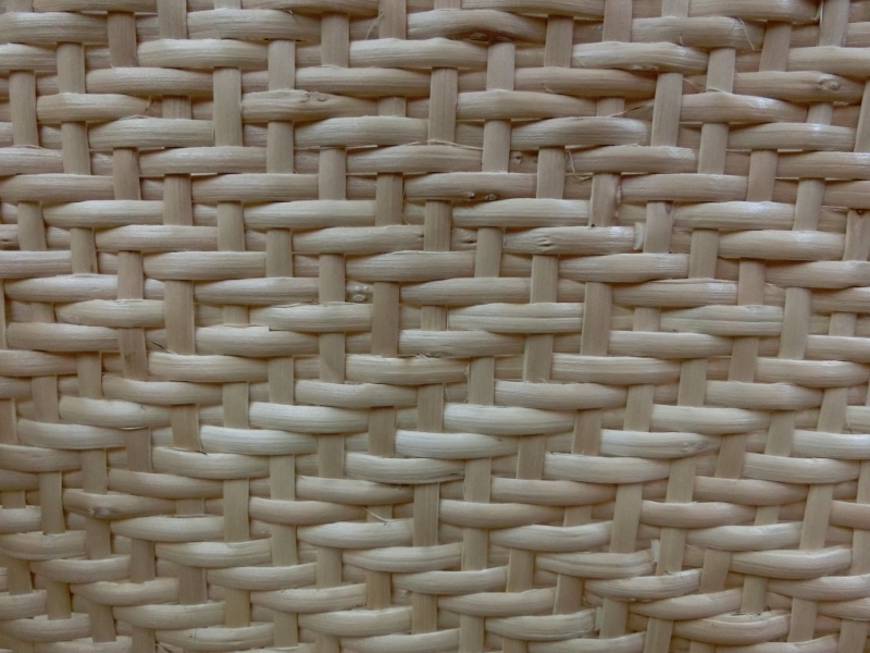 奥会津　三島町　編み組細工　マタタビ　バッグ　編み目